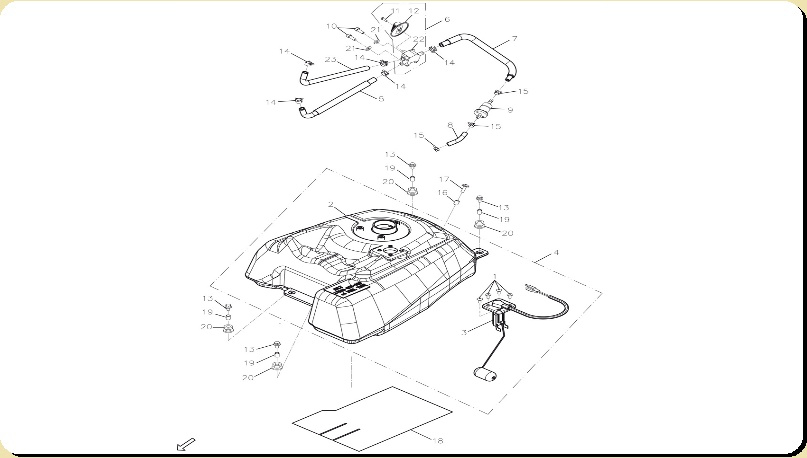Tank, Adly ATV Conquest 600 4x4